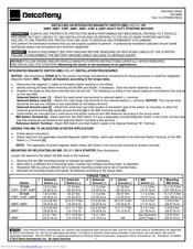Delco Remy 41MT Instruction Sheet