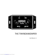 Gordius TINYBOX4KEMPER User Manual