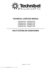 Technibel CA360X5TAA Technical & Service Manual