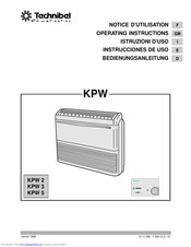 Technibel MW 5 Operating Instructions Manual