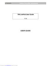 Linkam Scientific Instruments LinkPad T96 User Manual