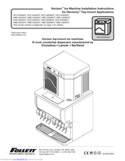 Follett Horizon HMC1000WHT Installation Instructions Manual