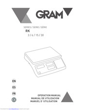 Gram Precision RK-6 Series Operation Manual