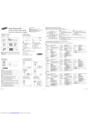 Samsung ED55C Quick Setup Manual