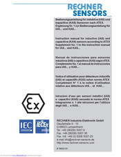 Rechner Sensors IAS-30 Series Instruction Manual