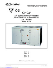 Technibel CHGV 50 Technical Instructions