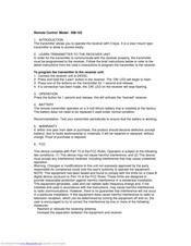 Skylink EM-102 Manual