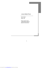 Lenovo S62 User Manual
