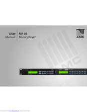 AMC MP01 User Manual