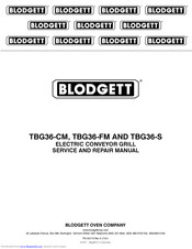 Blodgett TBG36-CM Service And Repair Manual