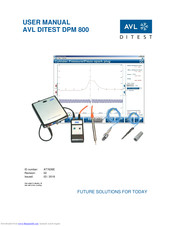AVL DITEST DPM 800 User Manual