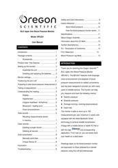 Oregon Scientific BPU321 User Manual