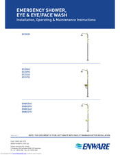 enware ENBE270 Installation, Operating,  & Maintenance Instructions