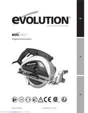 Evolution EVOSAW230 Original Instructions Manual