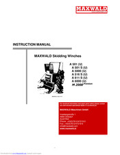 MAXWALD A 501 SU Instruction Manual