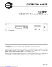 Amperes CD1001 Instruction Manual
