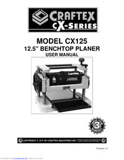 Craftex CX125 User Manual