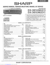 Sharp DX-361HM Service Manual