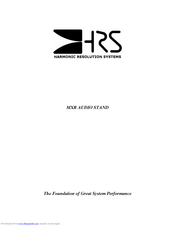 HRS MXR Manual