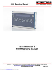 Interface BlueDAQ 9330 Operating Manual