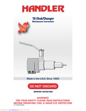 Handler 16 CHUK/CHANGER Maintenance Instructions Manual