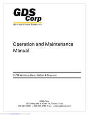GDS 95/TX Operation And Maintenance Manual