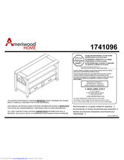 Ameriwood HOME 1741096 Instruction Booklet