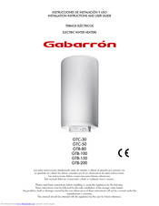 Gabarron GTB-200 Installation Instructions And User Manual