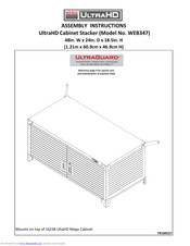 Seville Classics UltraHD Cabinet Stacker Assembly Instructions Manual