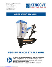 Kencove FSG175 Operating Manual