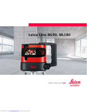 Leica Lino ML180 User Manual