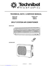 Technibel MCA601R Technical Data & Service Manual