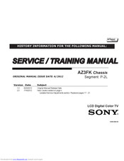 Sony KDL-32EX357 Service And Training Manual