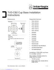Interlogix TVD-CB2 Installation Instructions