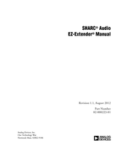 Analog Devices SHARC EZ-Extender Manual