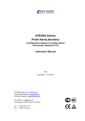NT-MDT NTEGRA Solaris Probe NanoLaboratory Instruction Manual