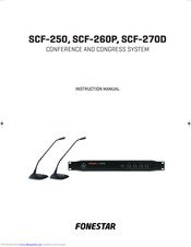FONESTAR SCF-270D Instruction Manual