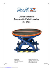 edmolift PL 2002 Owner's Manual