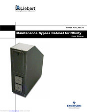 Liebert Nfinity Maintenance Bypass Cabinet User Manual