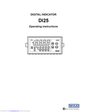 WIKA DI25 Operating Instructions Manual