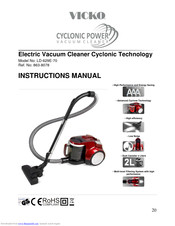 Vicko LD-629E-70 Instruction Manual