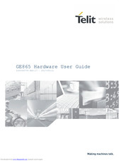 Telit Wireless Solutions GE865 Hardware User's Manual