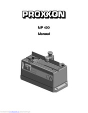 Proxxon MP 400 User Manual