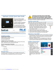RLE Technologies SeaHawk LD5200 Quick Start Manual