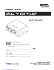 Lincoln Electric MAXsa 19 Operator's Manual