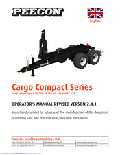 Peecon Cargo Compact Series Operator's Manual