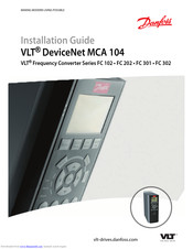 Danfoss VLT DeviceNet MCA 104 Installation Manual