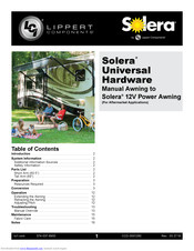 Lippert Components Solera User Manual