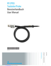 Rohde & Schwarz RT-ZP03 User Manual