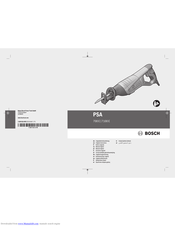 Bosch PSA 7100 E Original Instructions Manual